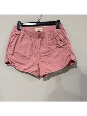 Madewell Pull-On Track Shorts in Dusty Rose - Size Small